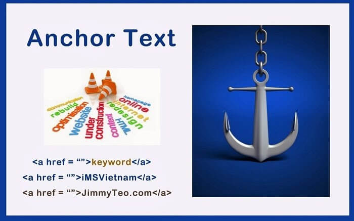 Hướng dẫn tạo Anchor text