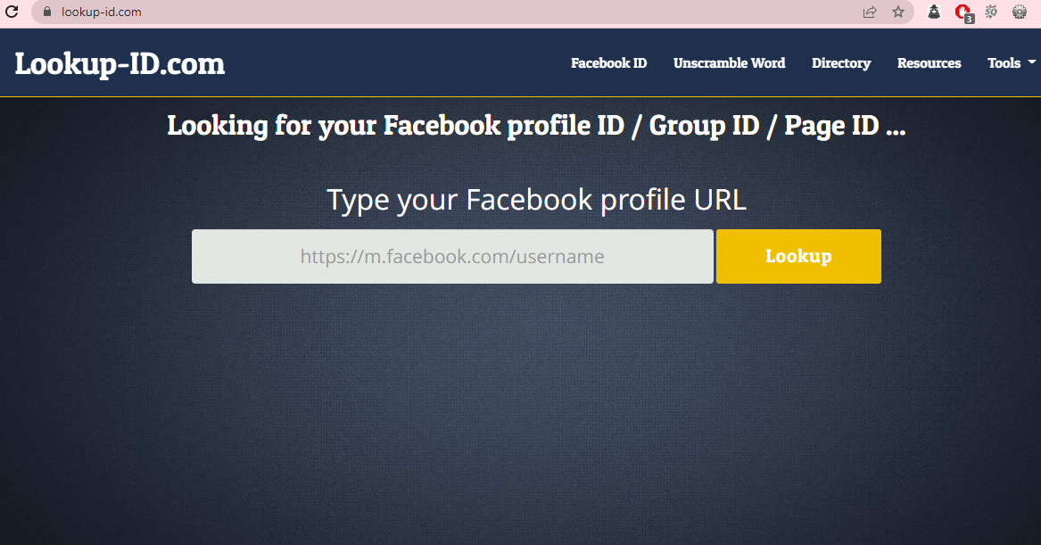 Cách lấy UID cho tài khoản Facebook